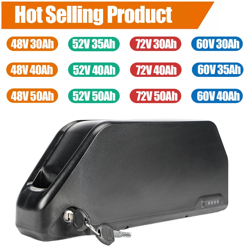 36 فولت 48 فولت 52 فولت أنبوب  - مراجعة Electric Bicycle Battery 72V 30Ah وسعره