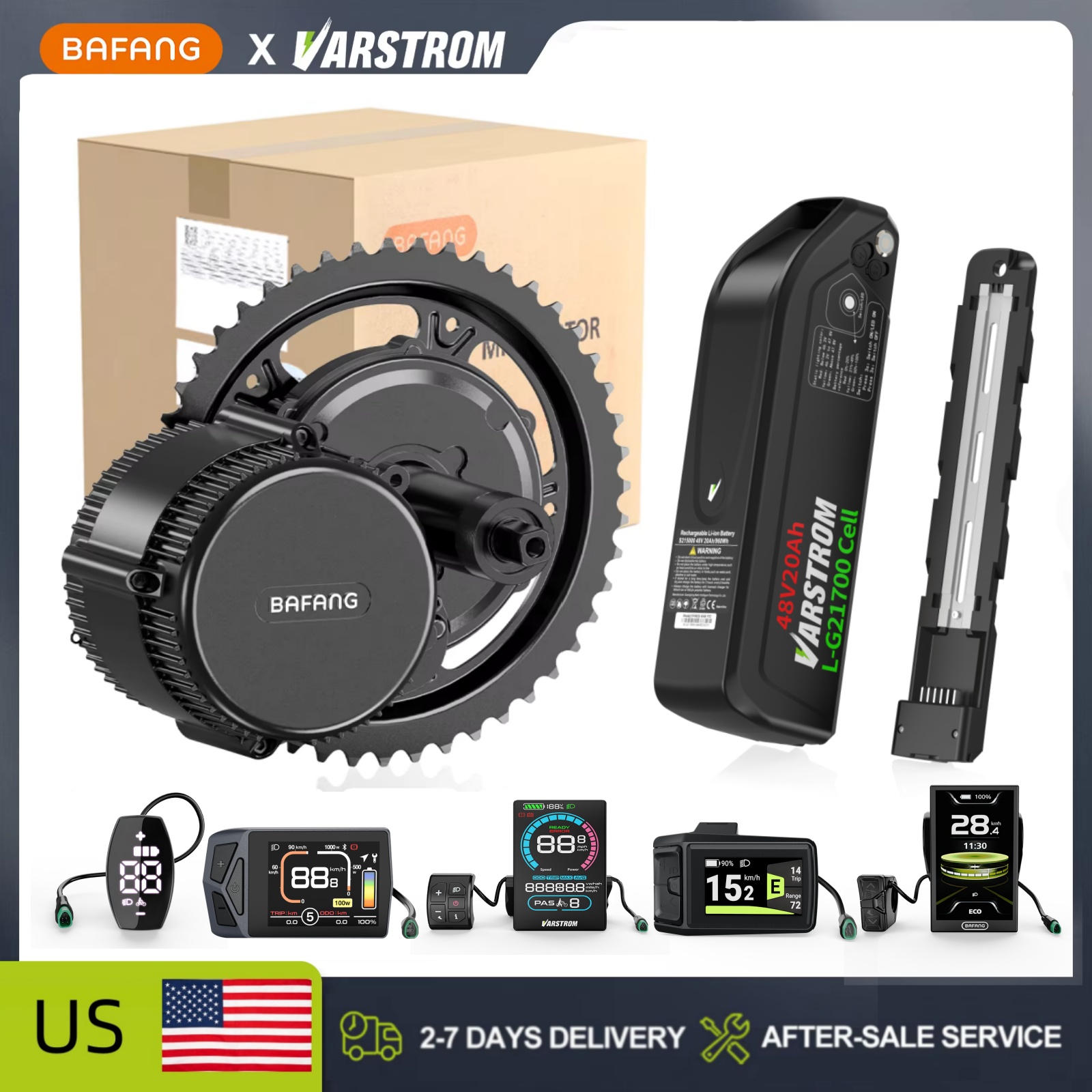 [متوفر في المخزون الأمريكي] مج - مراجعة Bafang Bbshd 1000W Conversion Kit وسعره
